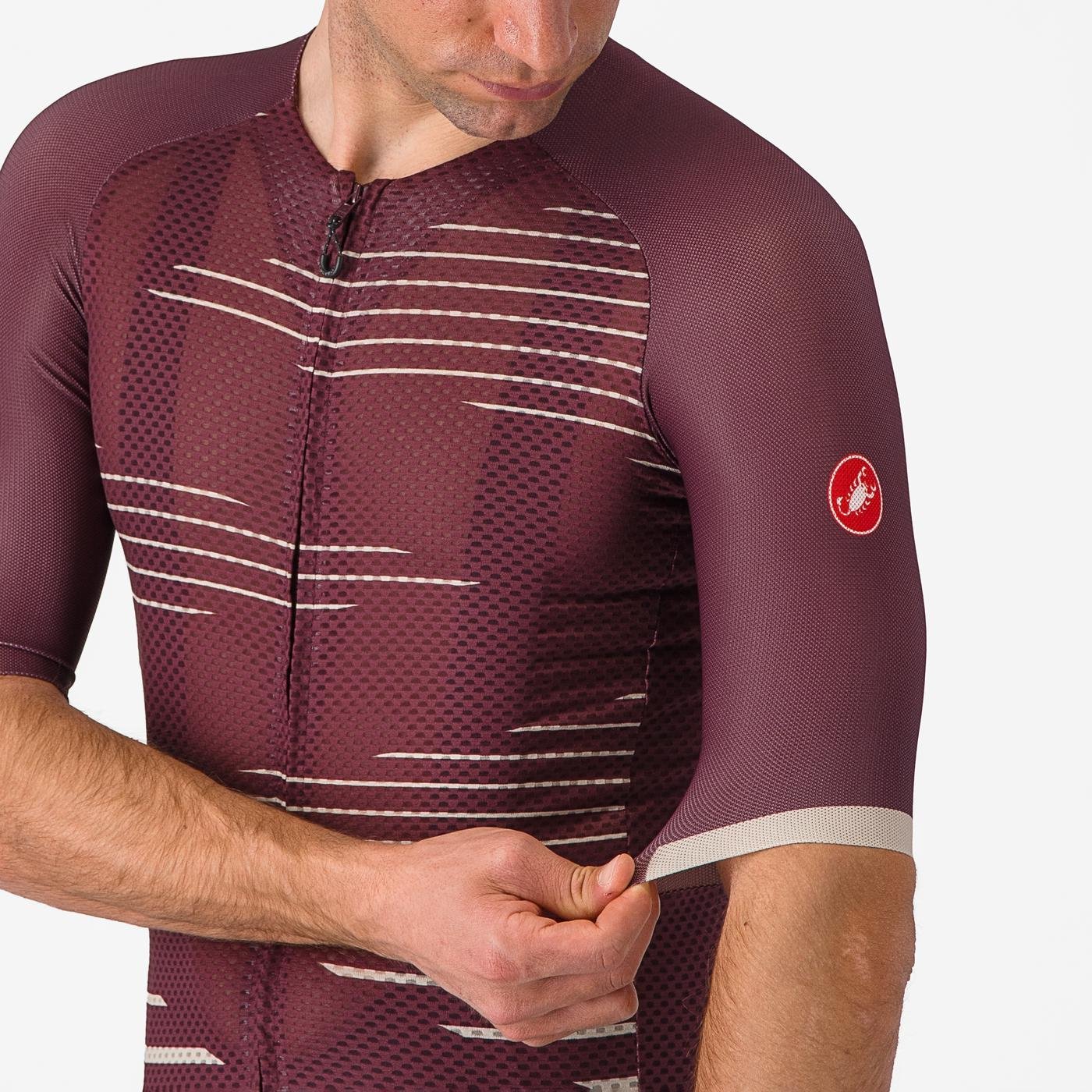 CLIMBER'S 4.0 Jersey : DEEP BORDEAUX/SILVER MOON