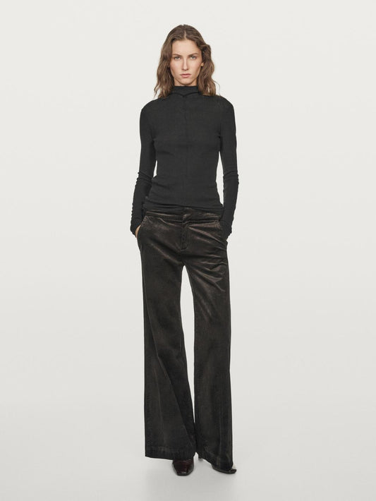 Long sleeve T-shirt with seam detail
