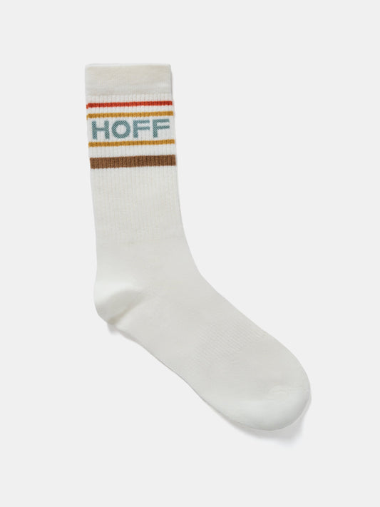 White Logo Sock