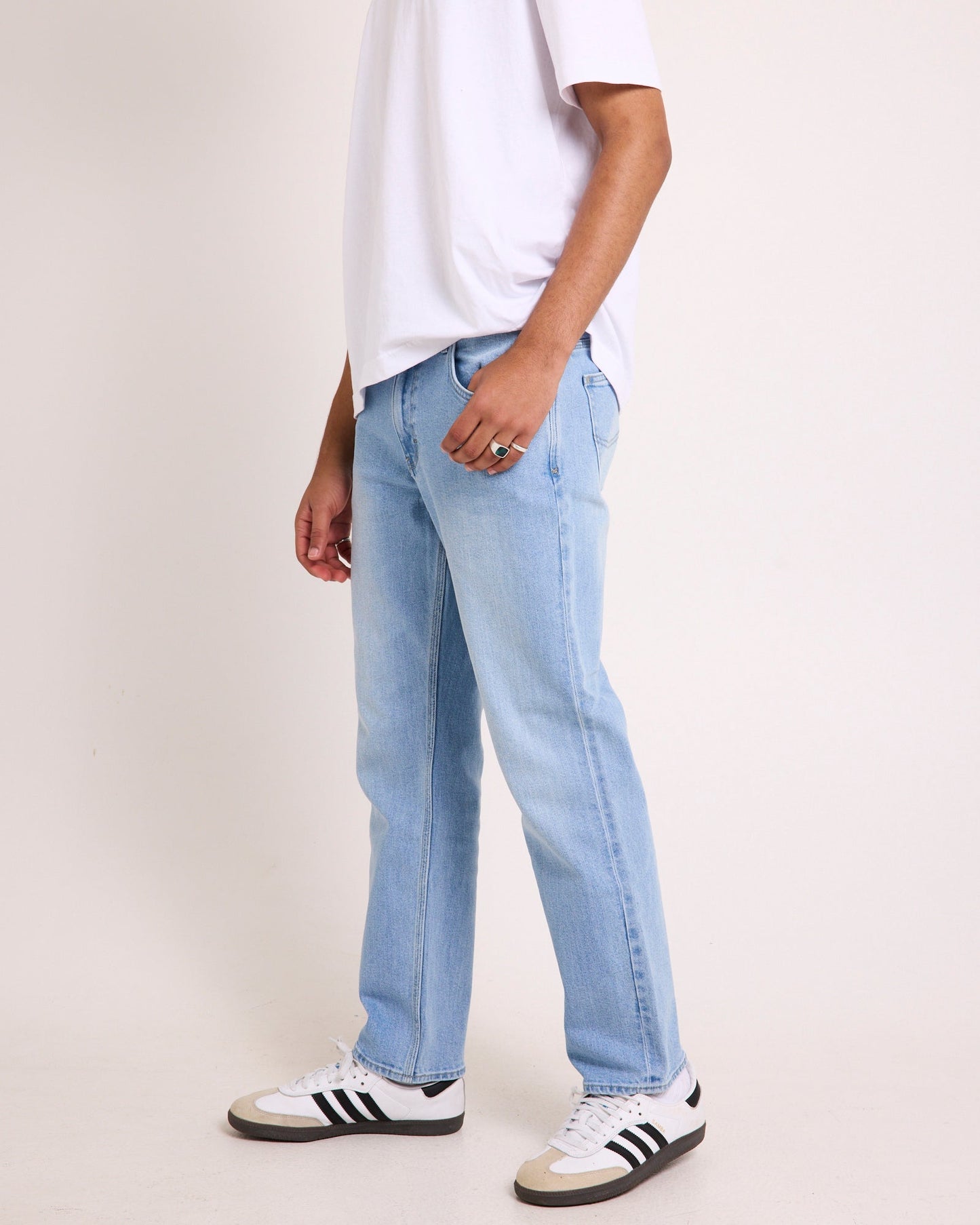 L-Three Straight Denim Jeans