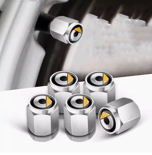Car Tire Valve Caps – Stylish Wheel Air Valve Covers (4PCS)