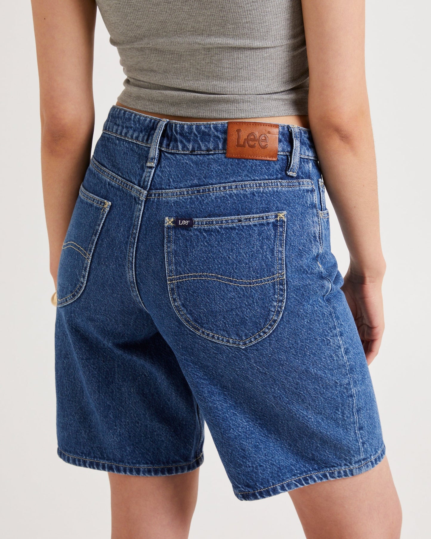 Mid Baggy Denim Shorts