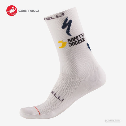 SOUDAL QUICKSTEP 2023 Pro Team ROSSO CORSA PRO 15 Socks by Castelli