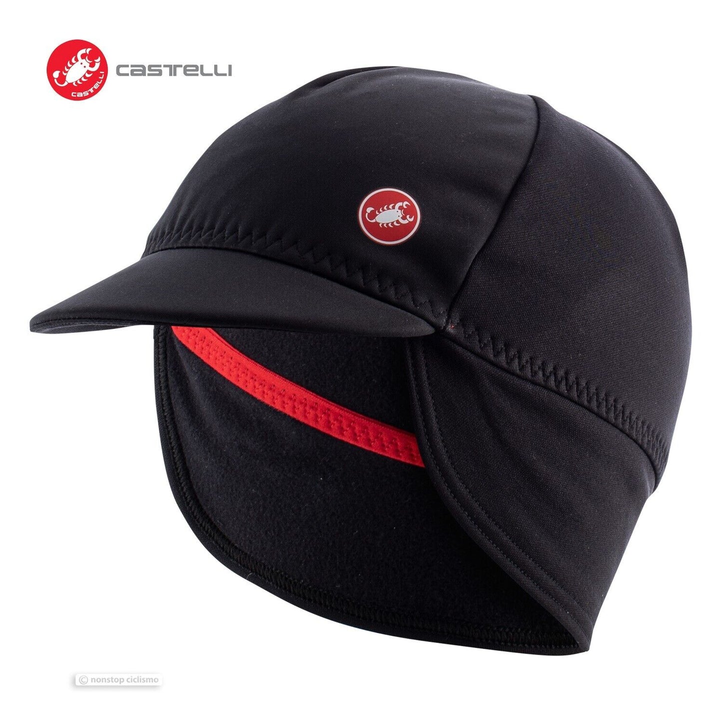ESTREMO WS Cap Thermal Windproof Cycling Headwear : BLACK