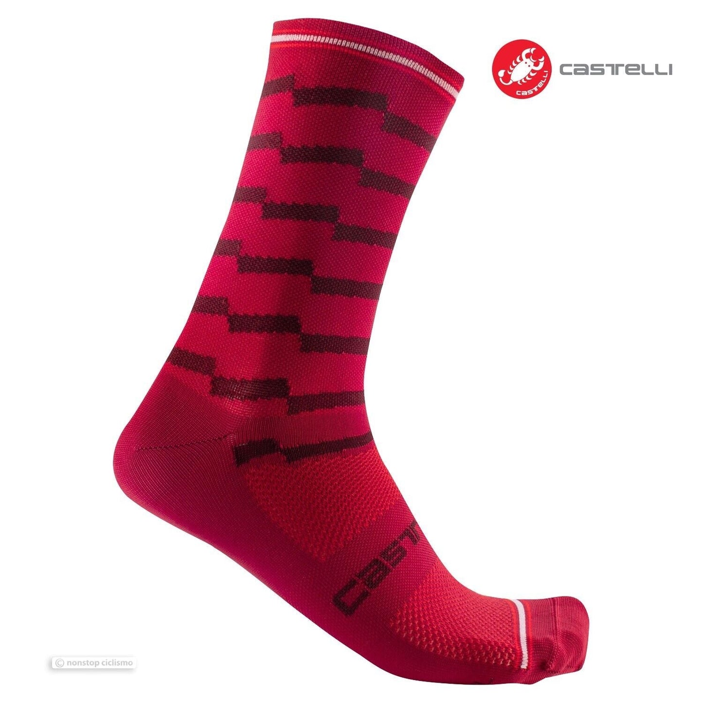 UNLIMITED 18 Socks : DARK RED/BORDEAUX