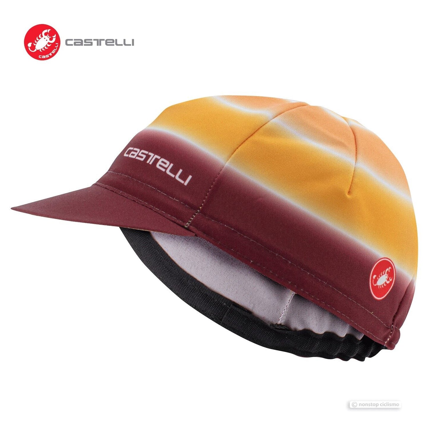 DOLCE Cycling Cap : SAND/BORDEAUX