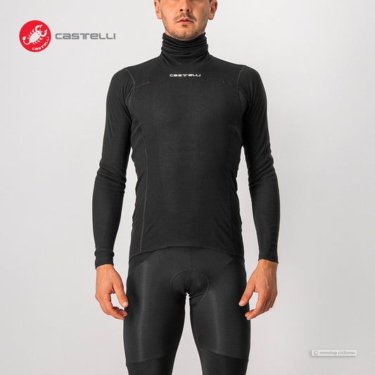 FLANDERS WARM / NECK WARMER Long Sleeve Thermal Base Layer : BLACK