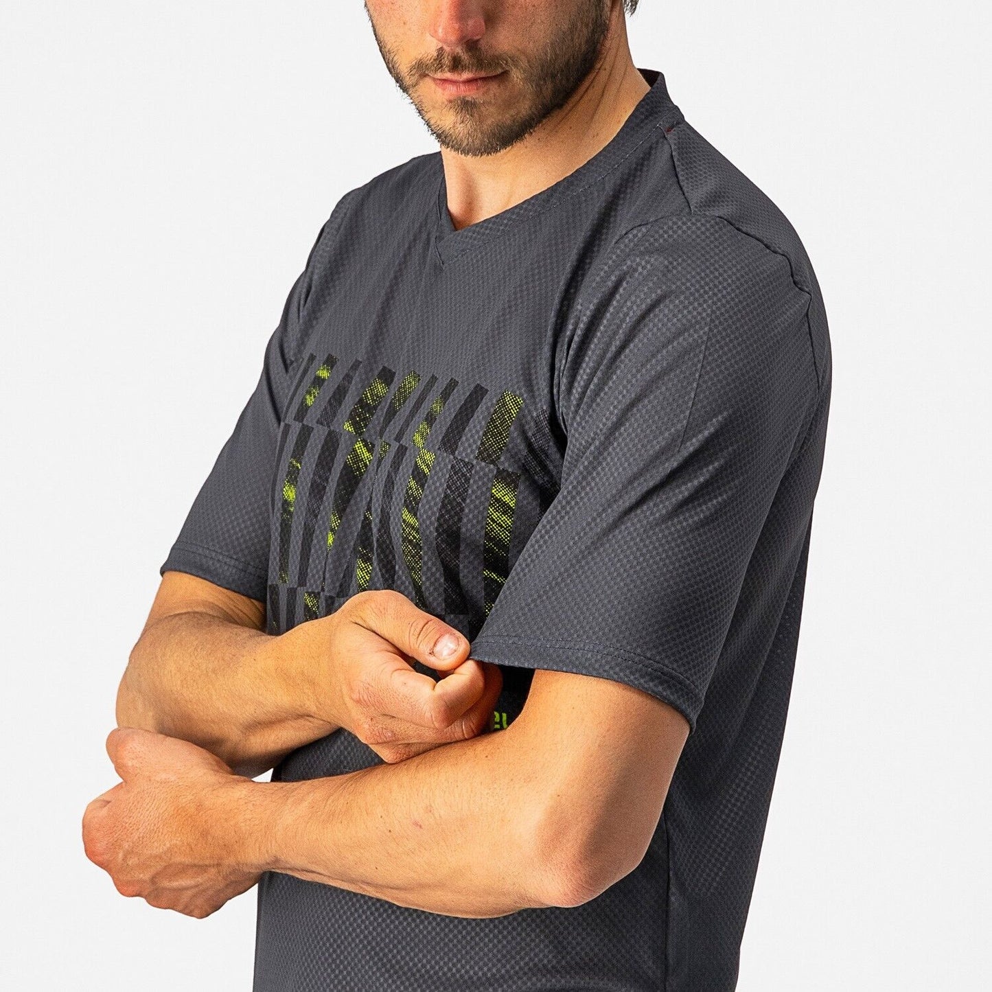 TRAIL TECH TEE Short Sleeve Ride Shirt : DARK GREY