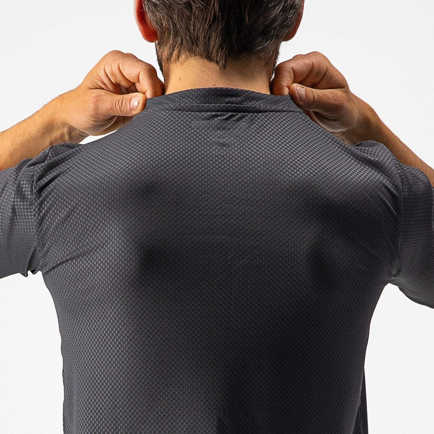 TRAIL TECH TEE Short Sleeve Ride Shirt : DARK GREY