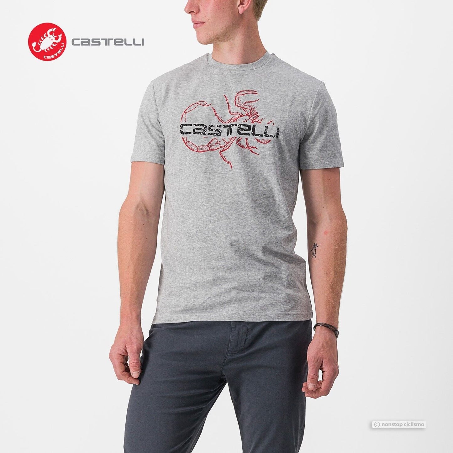 FINALE T-SHIRT : TRAVERTINE GREY