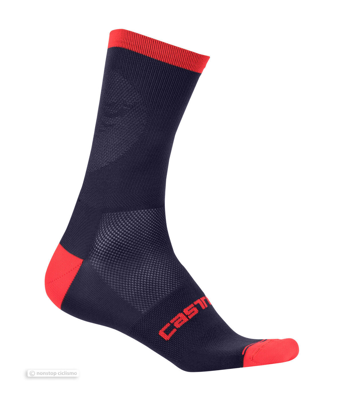 RUOTA 13 Socks : DARK STEEL BLUE/RED