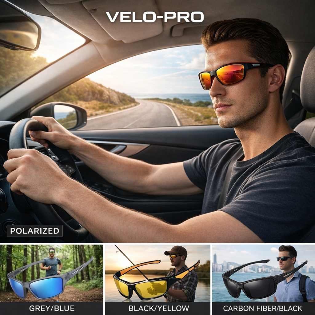 Polarized Sports Sunglasses – Anti-Glare UV Protection Outdoor Eyewear