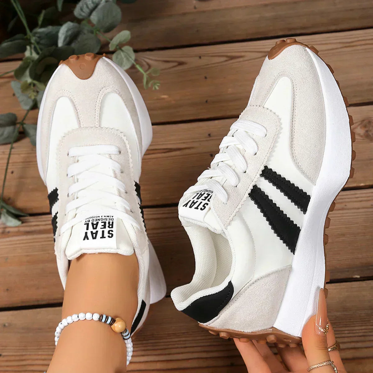 Stay-Real Sneakers | Retro style that goes with everything