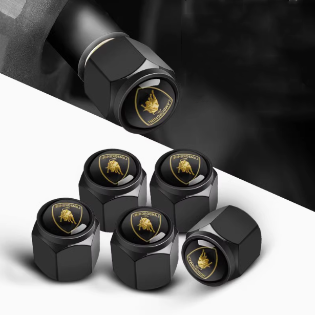 Car Tire Valve Caps – Stylish Wheel Air Valve Covers (4PCS)