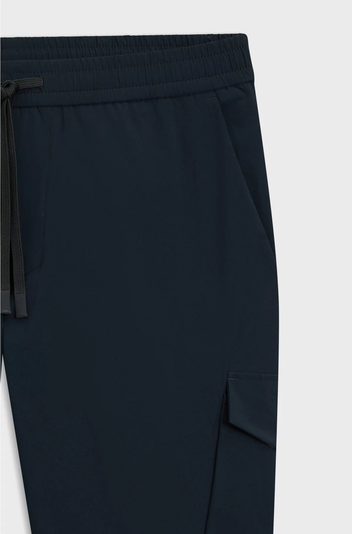 TAPERED-FIT TROUSERS IN EASY-IRON STRETCH POPLIN