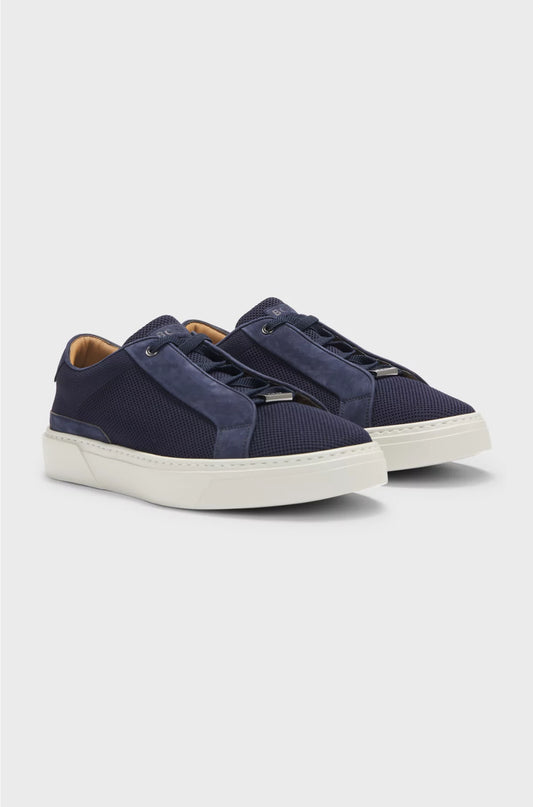 GARY LOW-TOP TRAINERS WITH BREATHABLE KNIT UPPERS