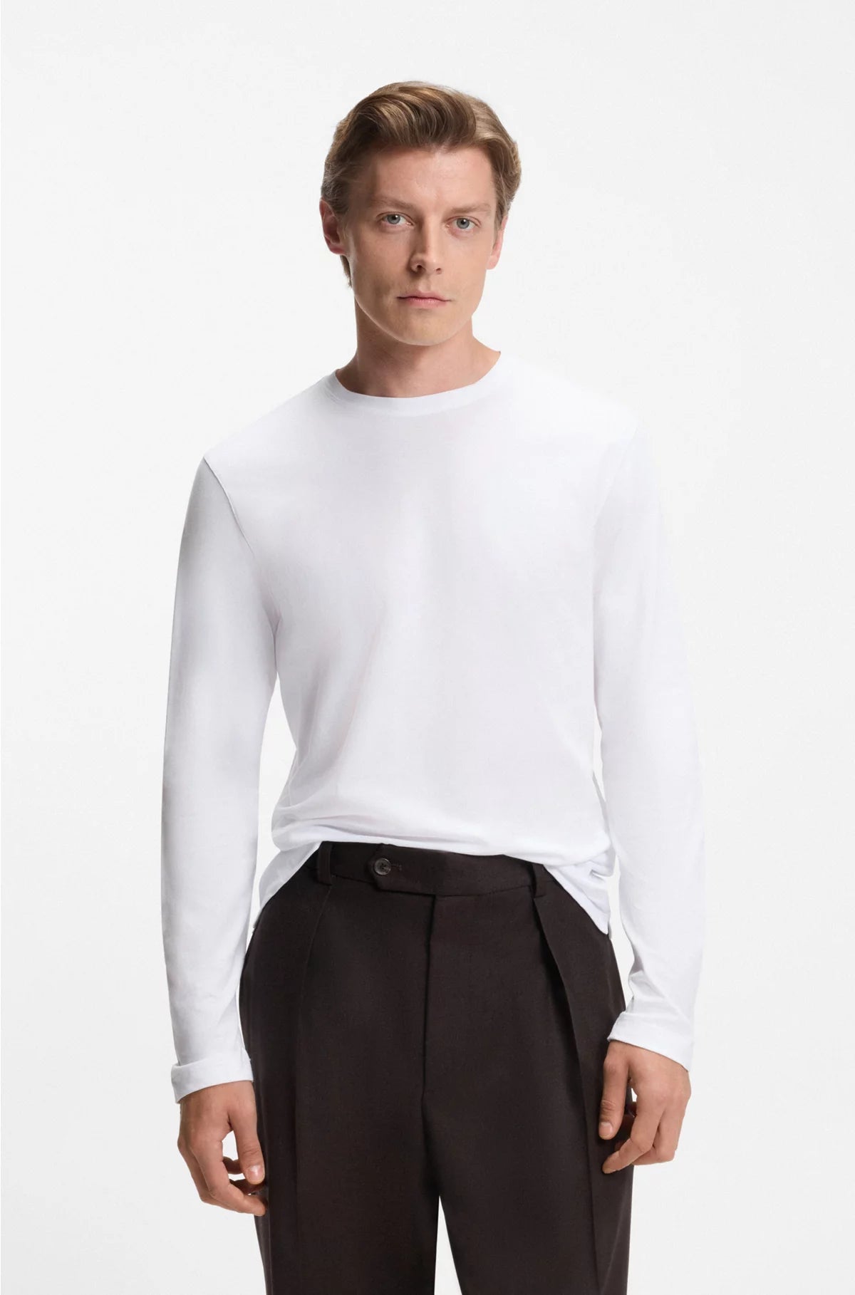 T-SHIRT IN MERCERISED COTTON